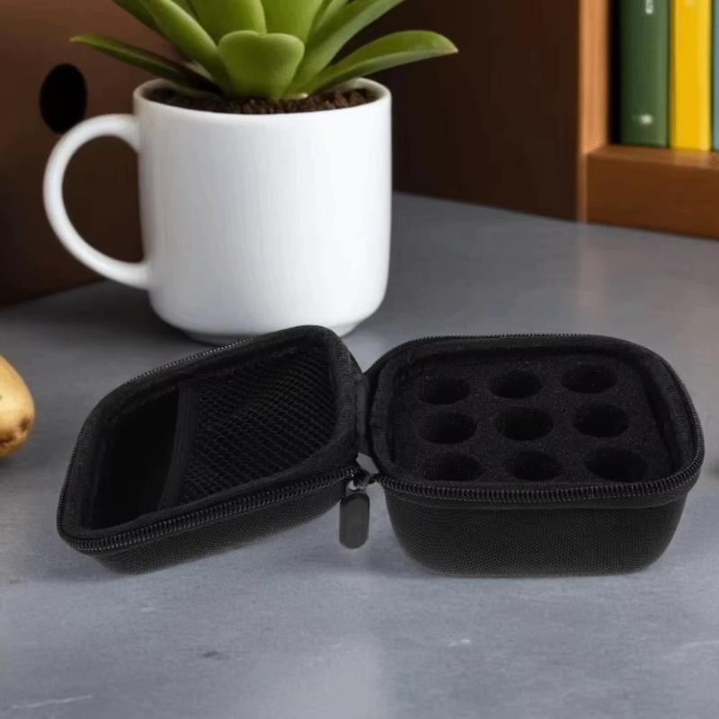 3ML Insulin Vial Storage Case 9 Slots Waterproof Shockproof Portable Carrying Box for Travel Diabetic & Essential Oil Use