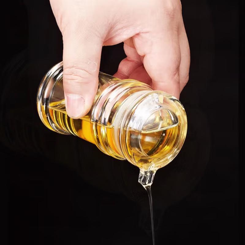 SIFAR 10-Piece Acrylic Condiment Bottle Set