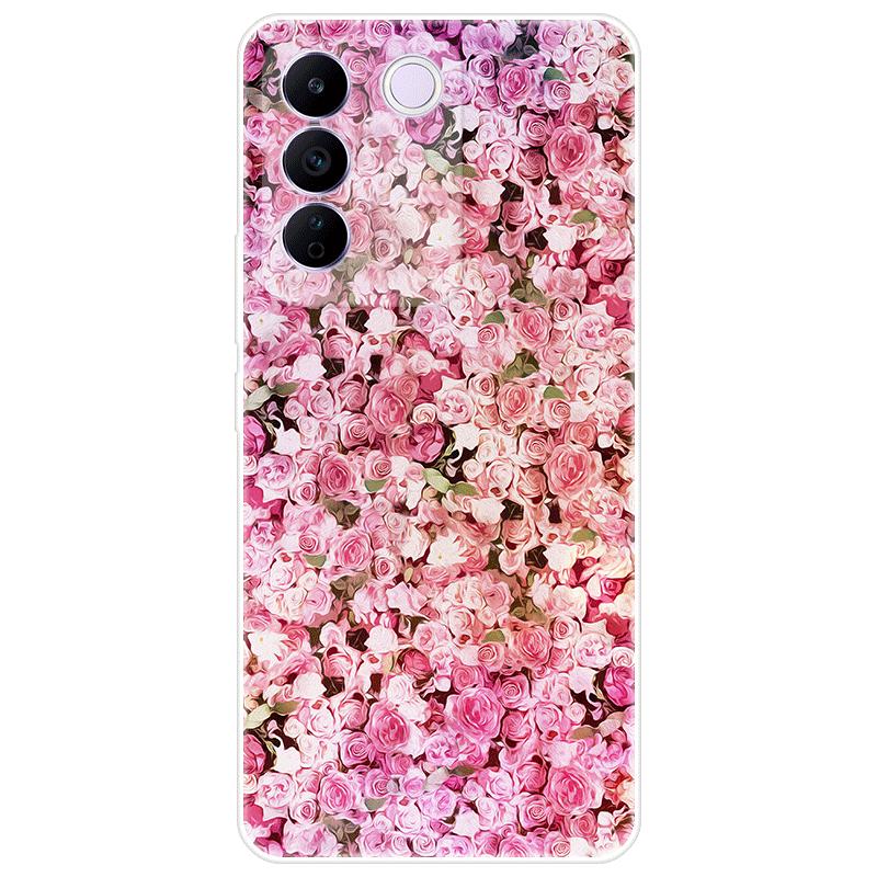 For Vivo V27e V 27e Case Soft Silicone Back Cover Cartoon Phone Case Diversification