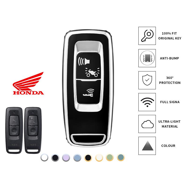 For Honda ADV 150 PCX 125 160 2022 2021 Switch ADV Wrench 350 PCX160 VISION SH350 Motorcycle Key Case Cover Fob Keychain TPU