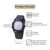 Men's Silicone Sports Watch Stylish: Waterproof Analog Quartz Rubber Strap Men's Accessories - Birthday Christmas Valentine's Day Present
