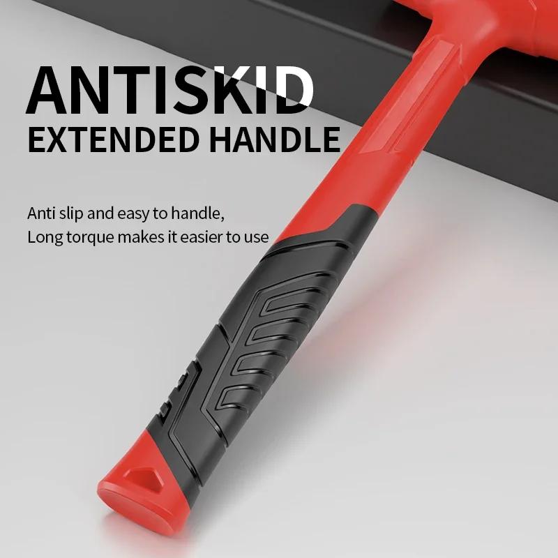 Rubber Hammer for Tiling Floors Tiles Non Elastic Hammers Wooden Handles Rubber Furniture Installation Hammers