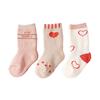 Winter Plush Thickened Heat Storage Warm Cartoon Cute Mid-length Baby Socks