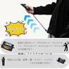Winsuteki Pass case coin purse wallet card ticket holder expandable cord outdoor carabiner men women children compact (KB550 Black)