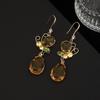 Yellow Butterfly Zircon Luxury Necklace and Earring Set: Versatile and Trendy Fashion Statement