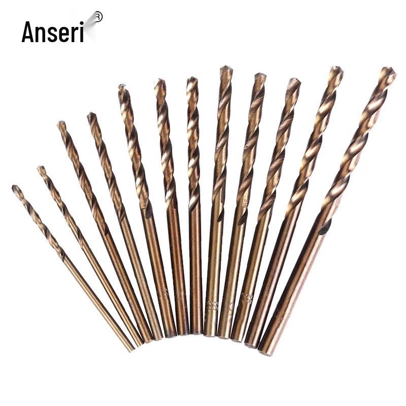 Anserui Cobalt HSS Straight Shank Twist Drill Bit