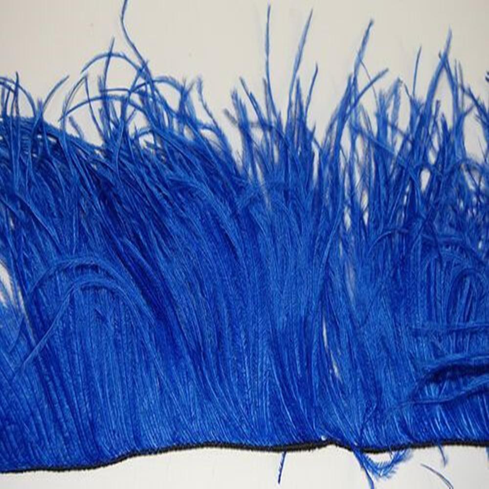 Feather1Meter Ostrich Feathers Fringe Trimming String 10-15/15-18/18-22cm Plumes Ribbon For Crafts Dress Sewing Accessories