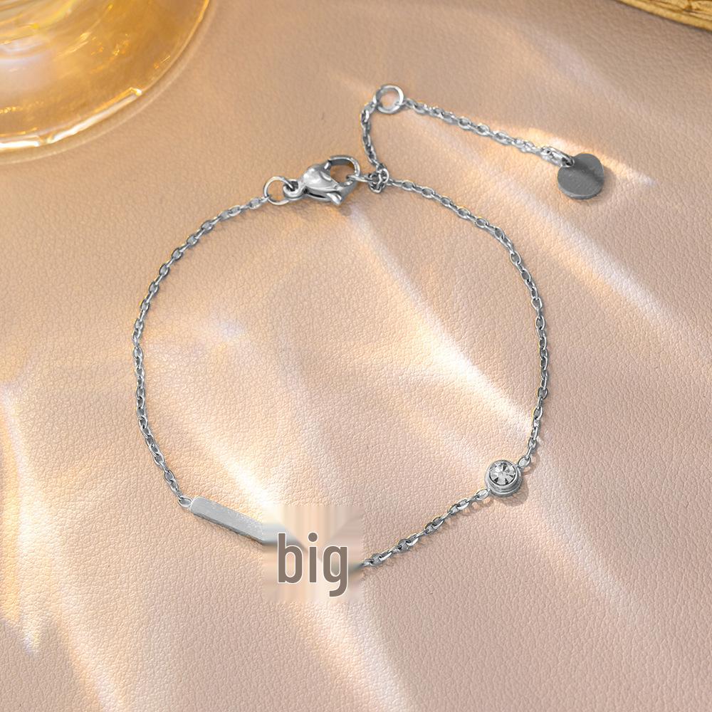 

Нишевое Ретро Минималистичное Женское Ожерелье-Подвеска из Титановой Стали - Крутой Набор Цепочек для Ключиц