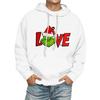 Men's Print Hooded Sweatshirt Long-Sleeve Casual Pullover Hoodie Hooded Sweatshirt
