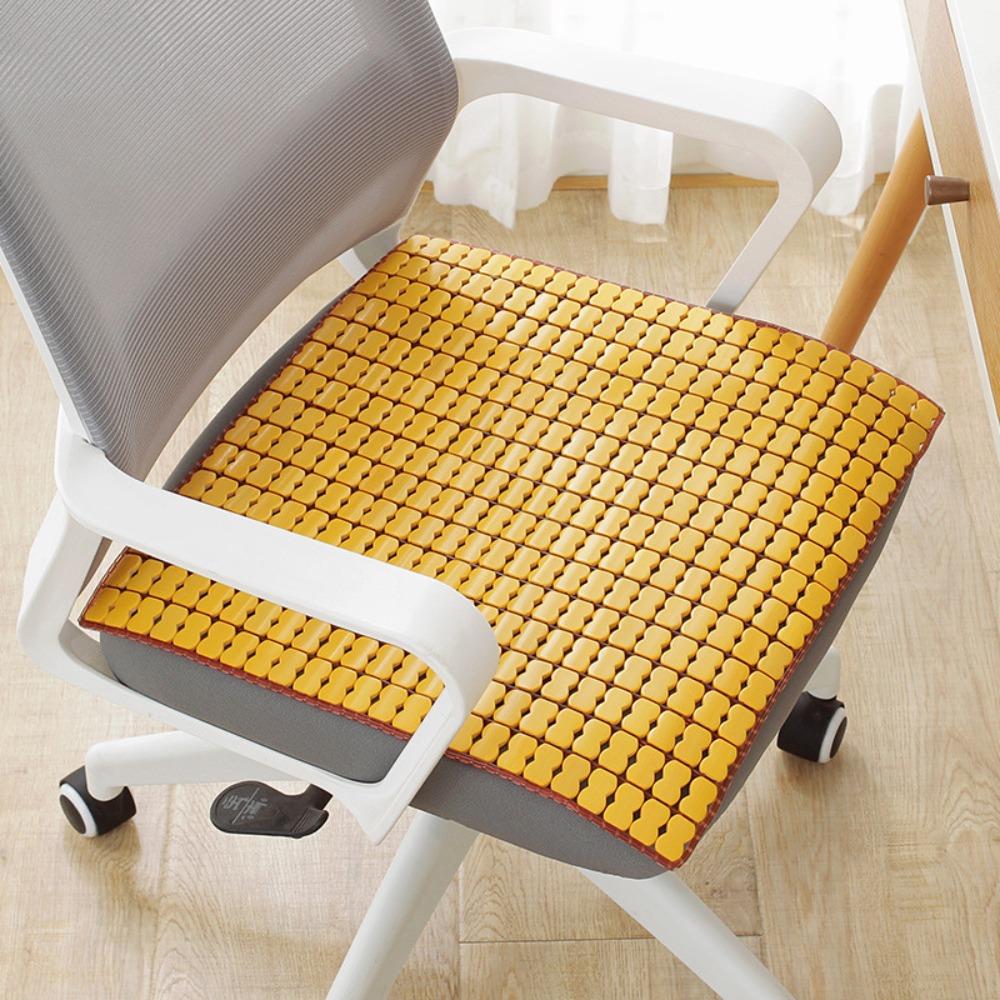 Bamboo Salon Cushion Breathable Chair Mat Simple Summer Cool Mat  Office