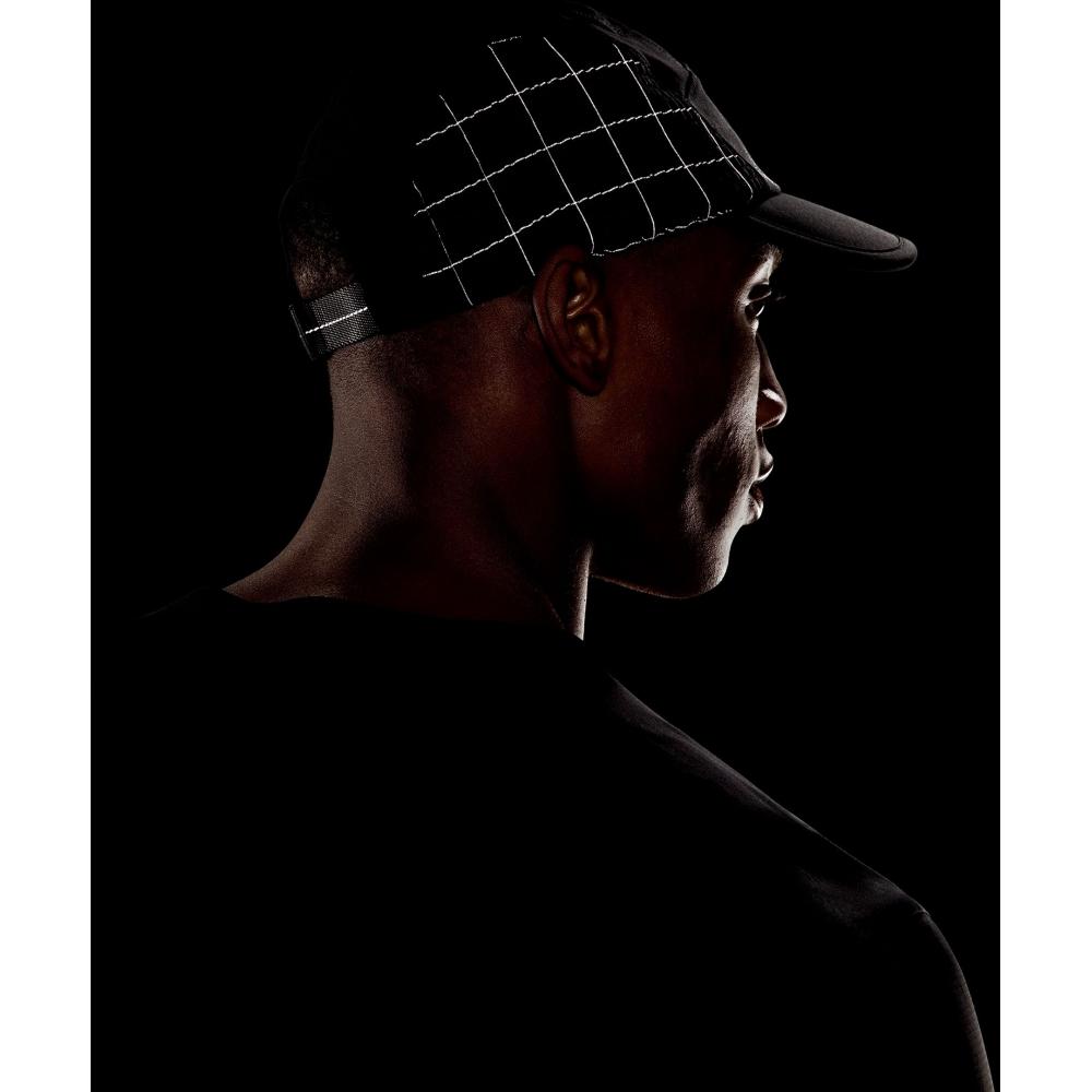 Lululemon Multi Panel Reflective Running Hat Black