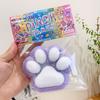 Large Cute Plush Cat Claw Squishy Fidget Toy Slow Rebound Stress Relief Toy Pinch Decompression Cat Paw Soft Squeeze Toys Gifts