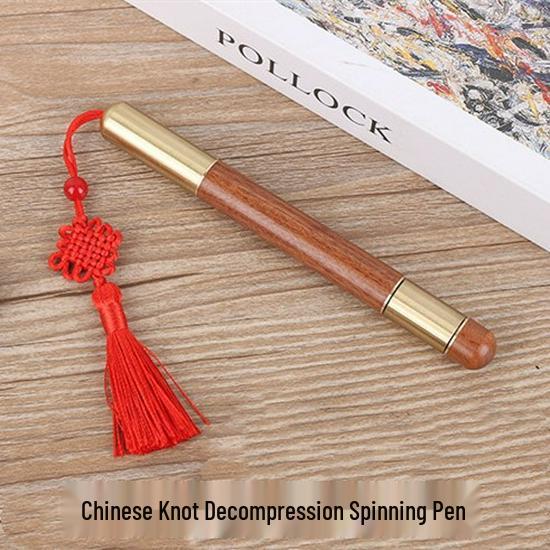 Rosewood Signature Business Pen - Sandalwood & Brass Metal Gel Ballpoint, Customizable Logo