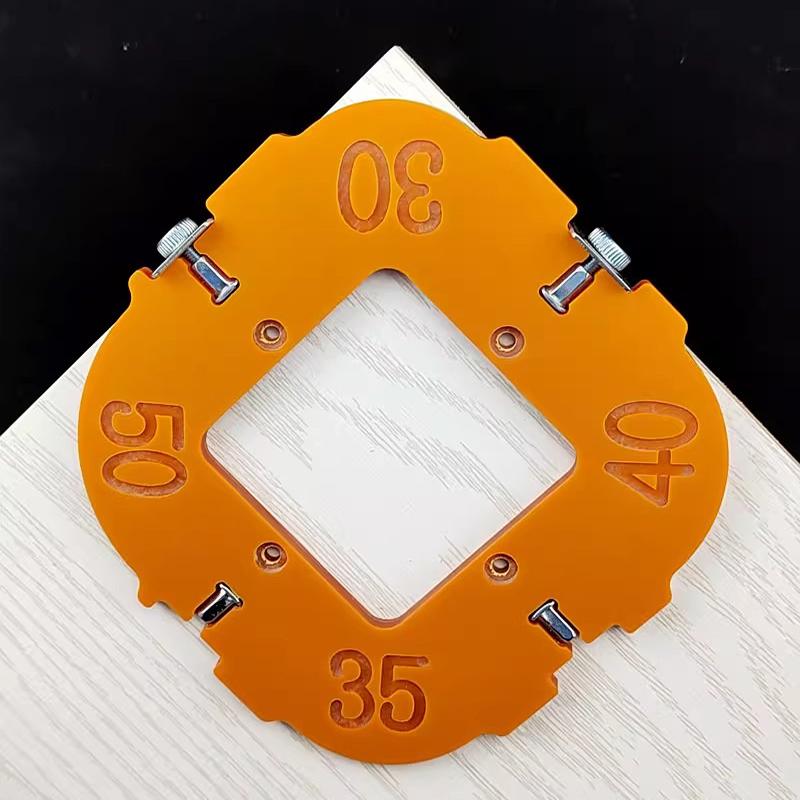 1Pc Woodworking Router Corner Radius Templates Jig R5 R10 R15 R20 R30 R35 R40 R50 Arc Angle Corner Template Woodworking Tool
