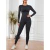 CHARMLEAKS Conjunto de Roupa Interior Térmica para Mulheres Calças Compridas Sem Costura Quente Camada Base Superior e Inferior Roupa de Esqui para Clima Frio