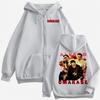 Alvaro Diaz Omakase Zipper Hoodie Men's Harajuku High Street Sweatshirt Jacket Autumn Winter Zip Up Hoodies Coats