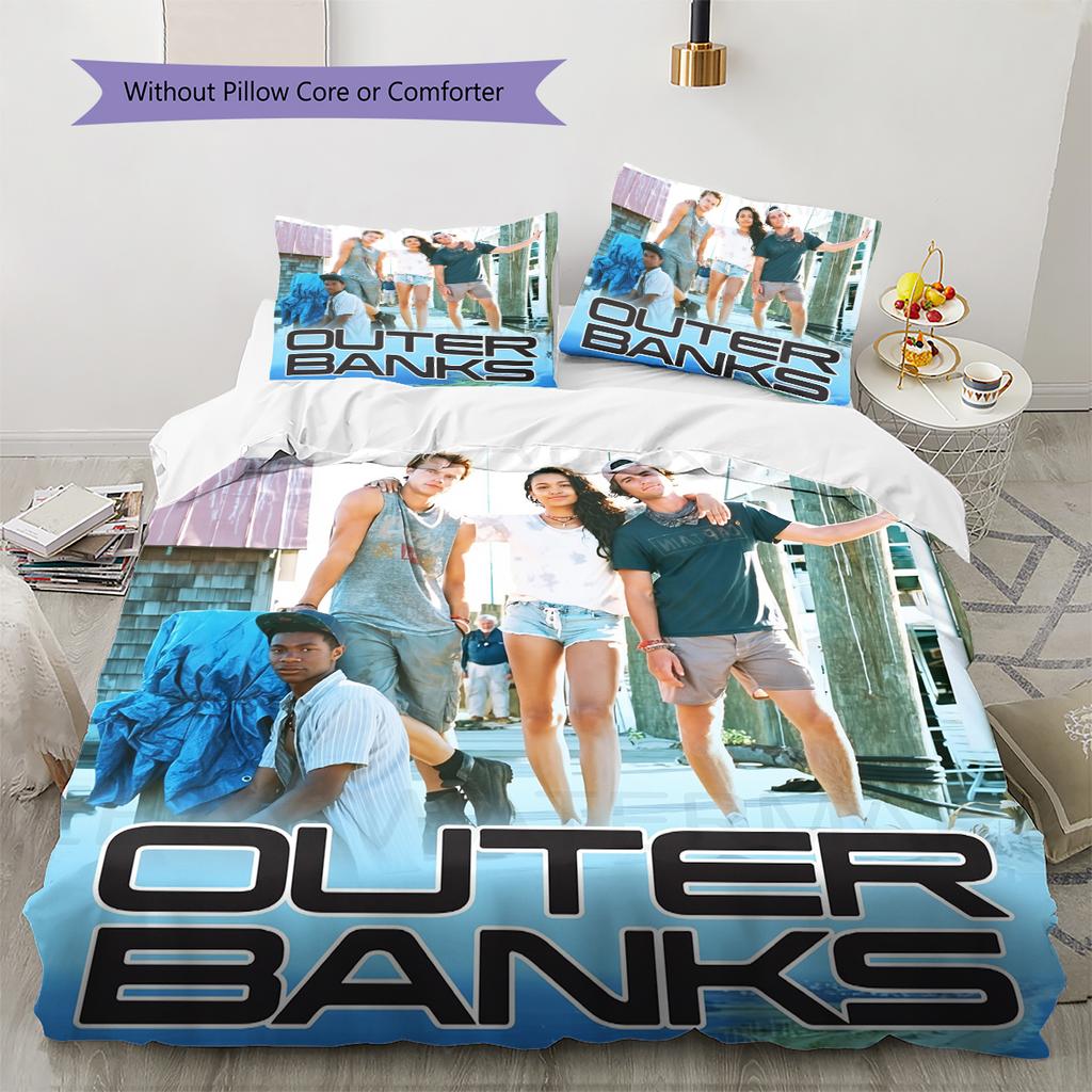 The Bund Mysteries Pattern Bedding Home Decoration Birthday Gift (1 * duvet cover + 2 * pillowcase, without core)