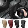 Premium Leather Car Shift Knob & Handle Cover Non-Slip Wear-Resistant Decorative Protective for ASX EVO Lancer + Cent
