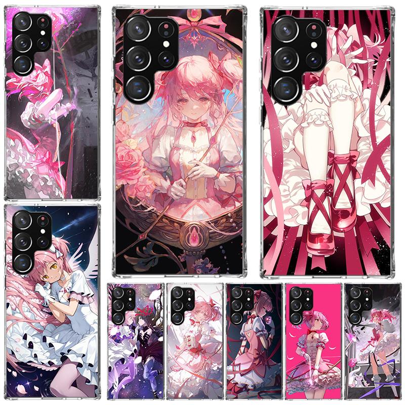 Madoka Magica Anime Soft Phone Case For Samsung Galaxy S22 S23 S24 S25 Edge S26 Ultra S20 FE S21 Plus + Fundas Coque Galaxy S20