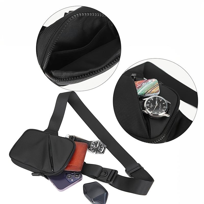 Versatile Casual Chest Bag, Single Shoulder Rucksack, Stylish And Minimalist Crossbody Bag, Featuring a Multi-Pocket Design