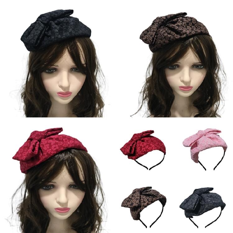 Stylish Bows Hair Accessory For Women Elegant Bowknot Headbands Fascinators Hat Headwear For Parties And Evening Banquet