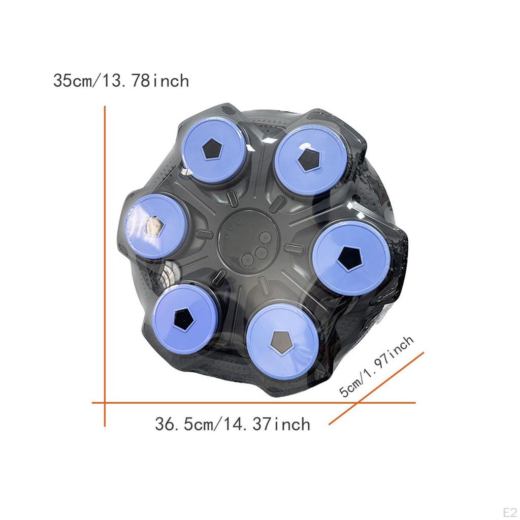 Music Boxing Machine Decor Wall Mounted Target for Sports Household Home Gym Blue