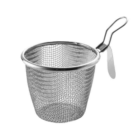D'Emilia - Colino Da Cucina In Acciaio Inox, Scolapasta Per Alimenti A Rete Fine Per Pasta, Verdure, Setaccio Per Farina In 3 Diverse Misure (9 Cm