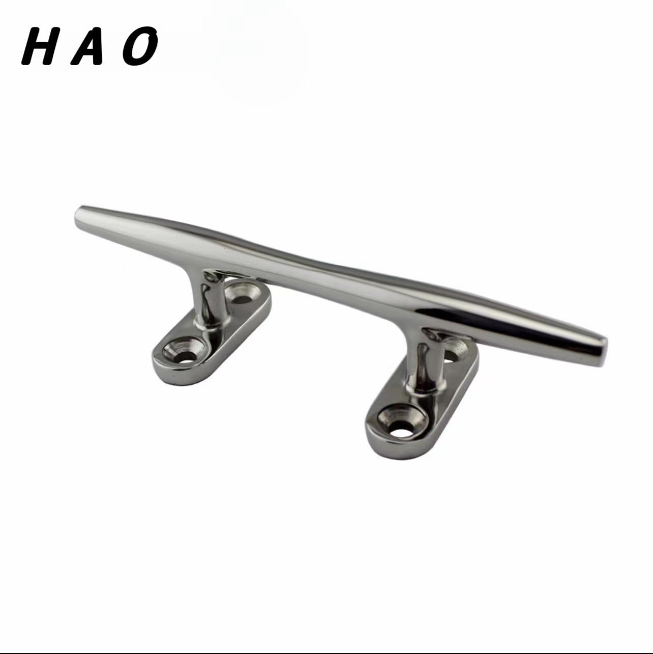 Heavy Duty 316 Stainless Steel Marine Cleat for Yacht Mooring 4 inch-100mm (Weight 75g)