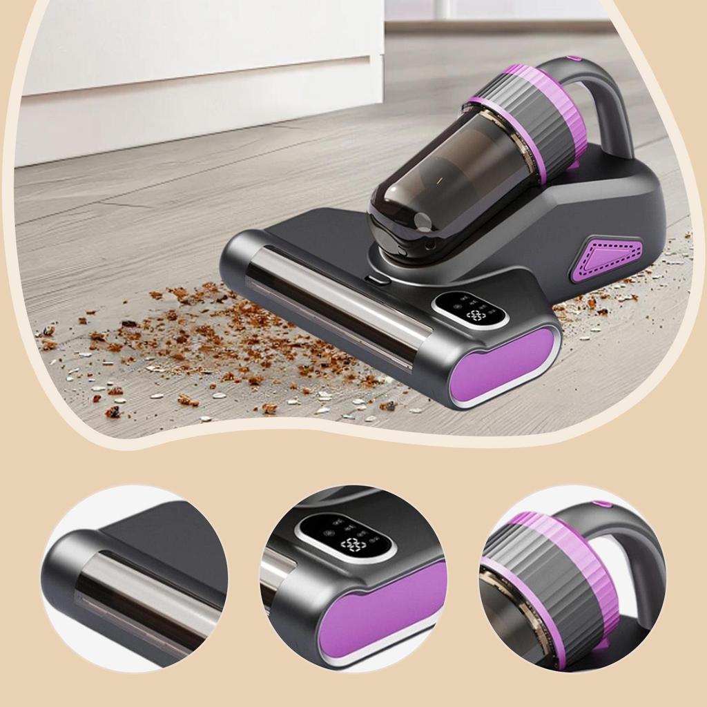 Portable Handheld Vacuum Bed Vacuum Cleaner for Quilts Bed Throws Fabric