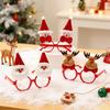 Santa Snowman Reindeer Glasses Frames - Holiday Photo Props for Kids