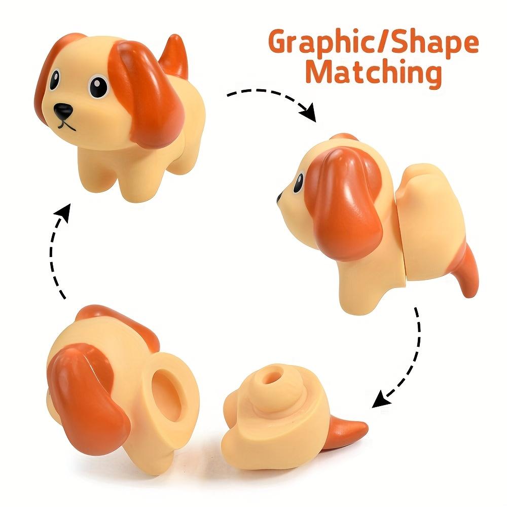 Farm Animal Matching Toy Learning Soft Toys Animals Matching Youngsters Aged 3 Animal Cognition Fine Motor Skills Toy