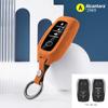 Alcantara Suede Remote Car Key Shell Case Coverk For Toyota Prado Crown Camry Corolla Sienna Highlander RAV4
