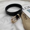 Wide Brown Elegant Metal Buckle Belt For Women In Vintage Fashion Perfect For Autumn 2023