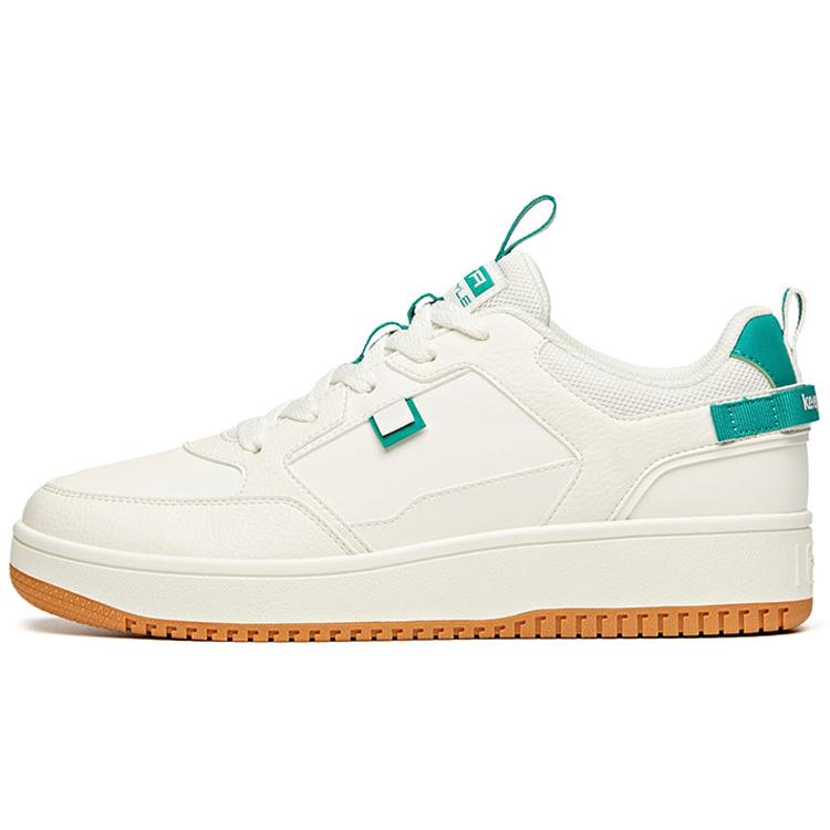 

Anta Slip Resistant, Abrasion Resistant, Lightweight Low top Skateboard Shoes Men s White Green 912018066-7 43