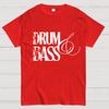 Funny Drum & bass lovers Cotton Summer Casual Cool Loose T-Shirt