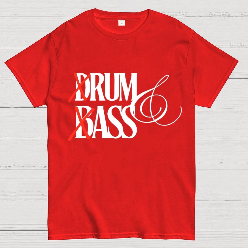 Funny Drum & bass lovers Cotton Summer Casual Cool Loose T-Shirt