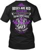 Crohns Disease Girl Will Pull Through Stronger Roses T-Shirt Made In USA S-5XL
