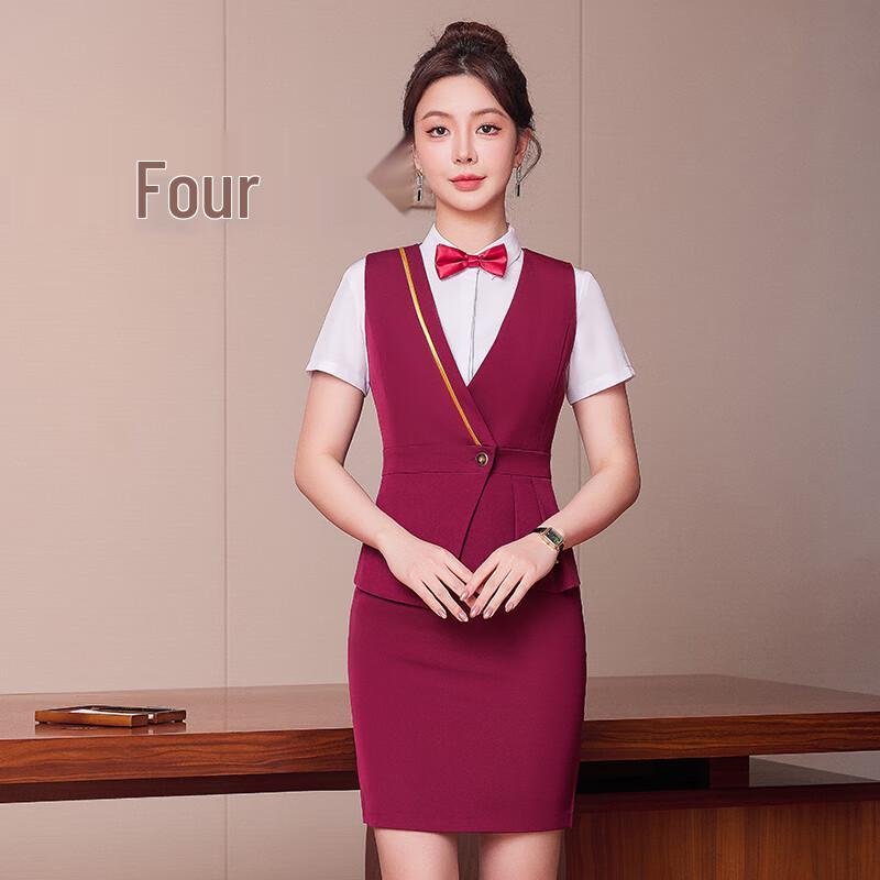 Women's Professional Vest Suit Uniform