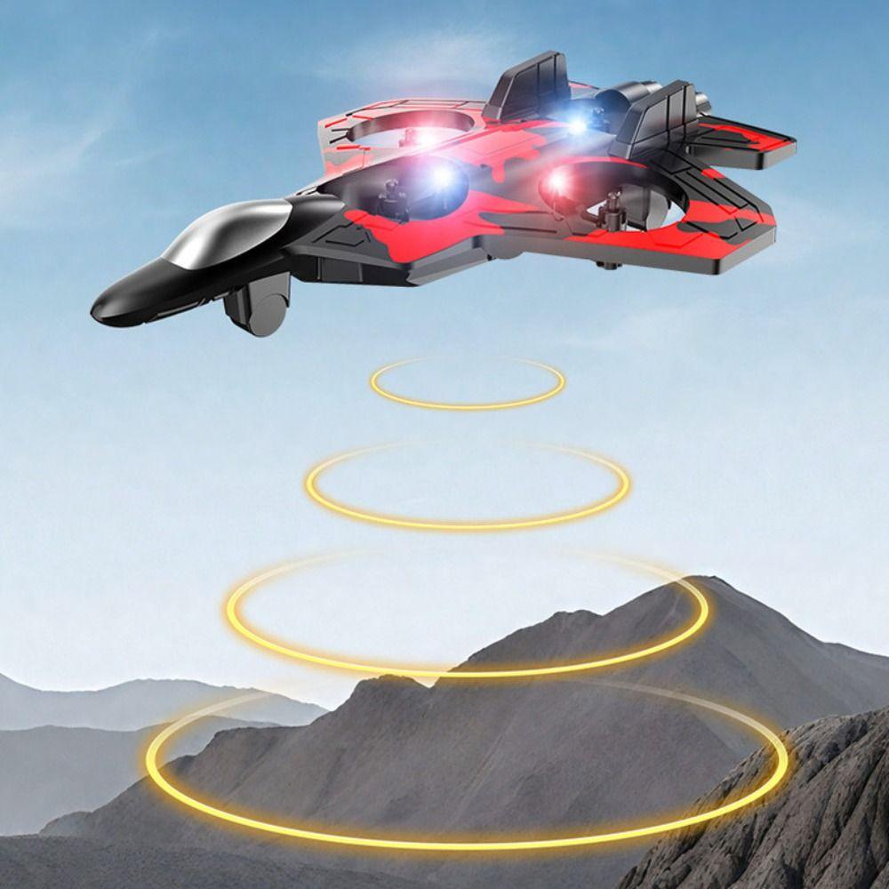Gravity Sensing Four Motor Helicopter Toy Rechargeable RC Hobby Jet Plane  Kids Gifts