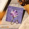 Metal Bookmarks - Vintage Leaf Shape Bookmarks Set, Enamel Gold Edge Book Page Clips, Elegant Chinese Style Reading Accessories (8cm X 8cm)