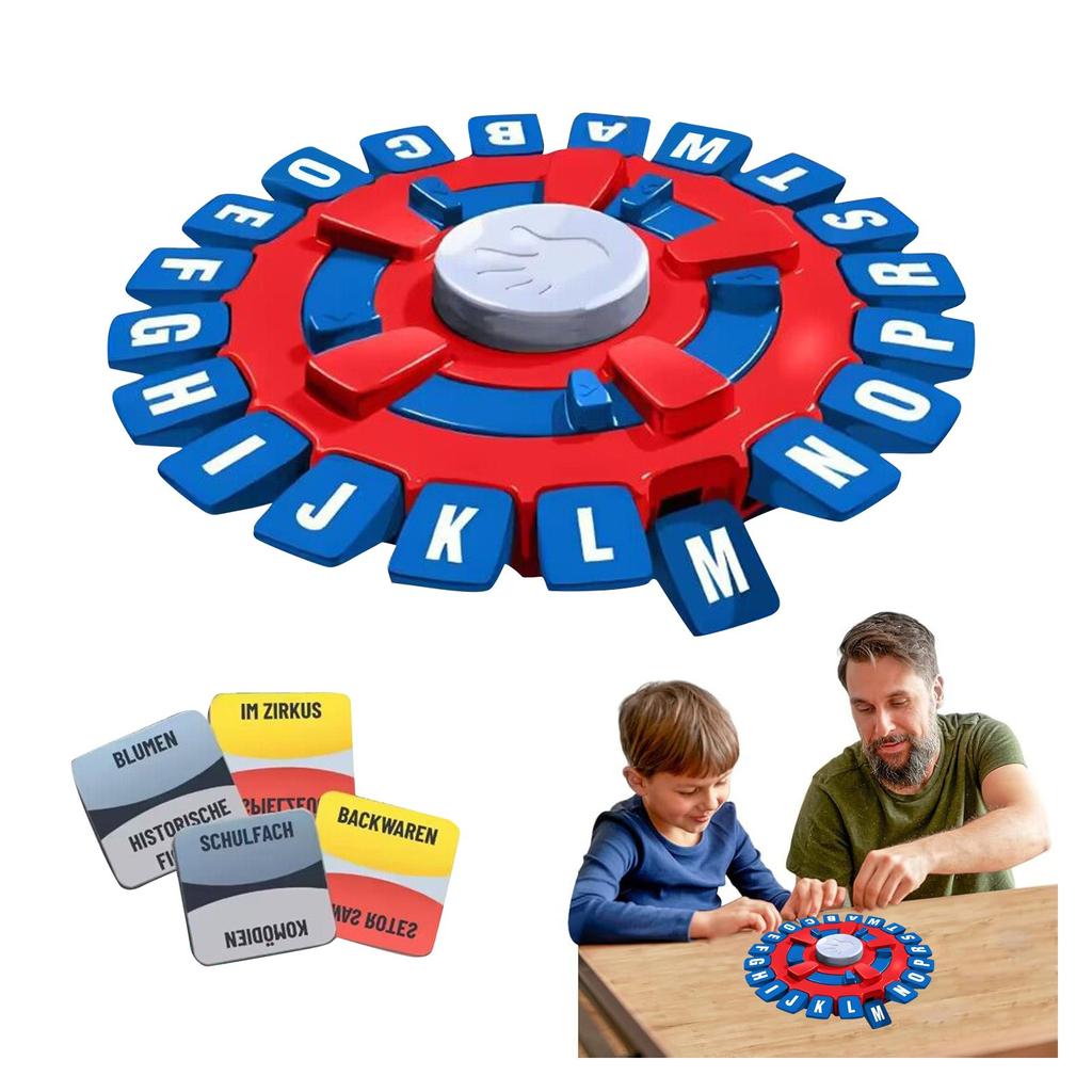 Žodžių žaidimas Greitas šeimos stalo žaidimas Pasirinkite kategoriją ir lenktynes su laikmačiu, kad taptumėte paskutiniu žaidėju mokomuoju žaidimu, puikiai tinka bet kokio amžiaus