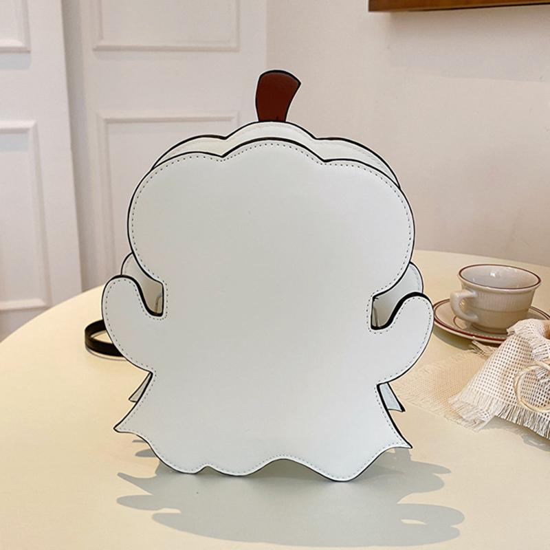 Halloween Shouder Bags Creative 3D Cartoon Pumpkin Ghost Design Cute Bags Women Phone Purses Novelty Personalized Candy Crossbody Bags