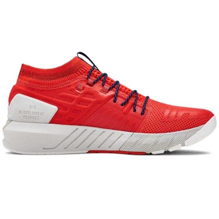 Under Armour Project Rock 2 Blutorange Halo Grau 3022024-604