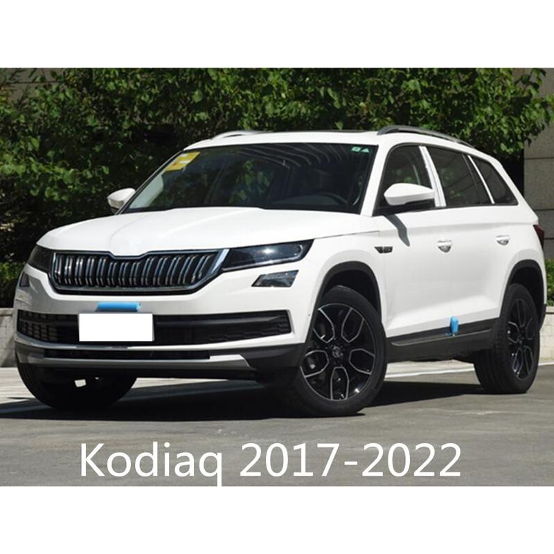 Stick Lamp Plastic Window Glass Wind Visor Rain/Sun Guard Vent Frame Lamp 4PCs For Skoda Kodiaq 2017 2018