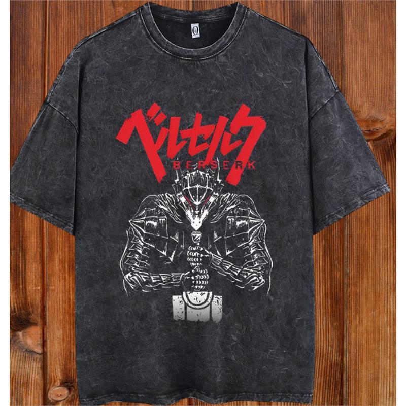 Custom Anime Wash Short-Sleeve Tee 2024