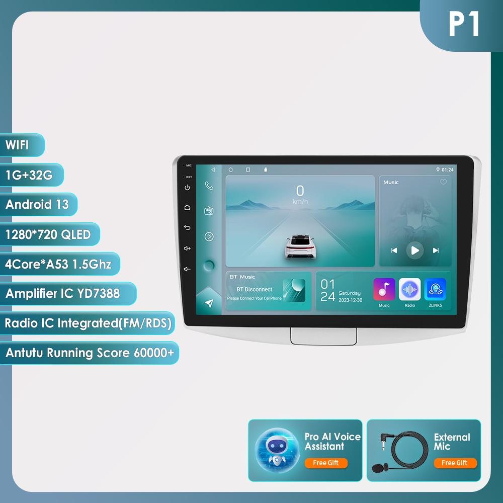 OSSURET Android 13 Autoradio VW Passat B7 CC 2010-2015 Multimedia-Videoplayer Navigation GPS Carplay QLED Touchscreen Auto Stereo Intelligenter Bildschirm