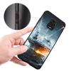 Tanks Fighter Warship Hülle für Xiaomi Redmi Note 9S 9 8 10 11 Pro 9C 9A 7 8T 7A 8A 10S 11T 11E 9T Schwarze weiche Silikon-Telefonabdeckung