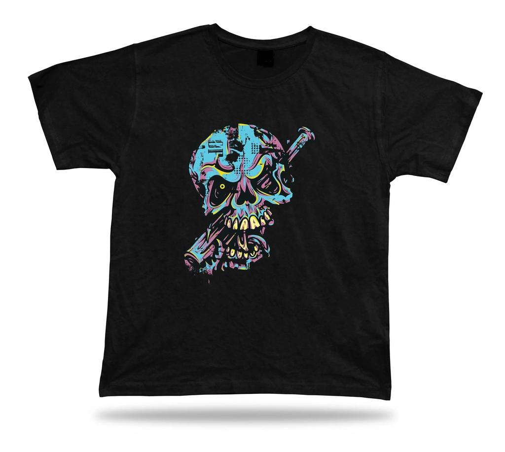 Baseball Skull Monster Scary Bat tee tshirt stylish design special birthday gift