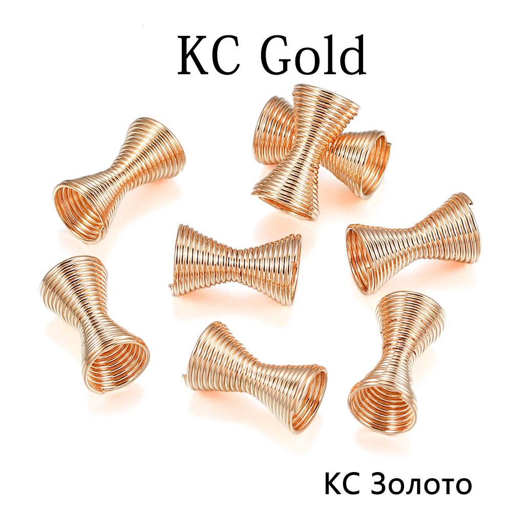 

30 шт. металлические пружинные воронкообразные распорные бусины, колпачки для изготовления бисера, концевые заглушки для изготовления бисера, пробки для ювелирных изделий, аксессуары