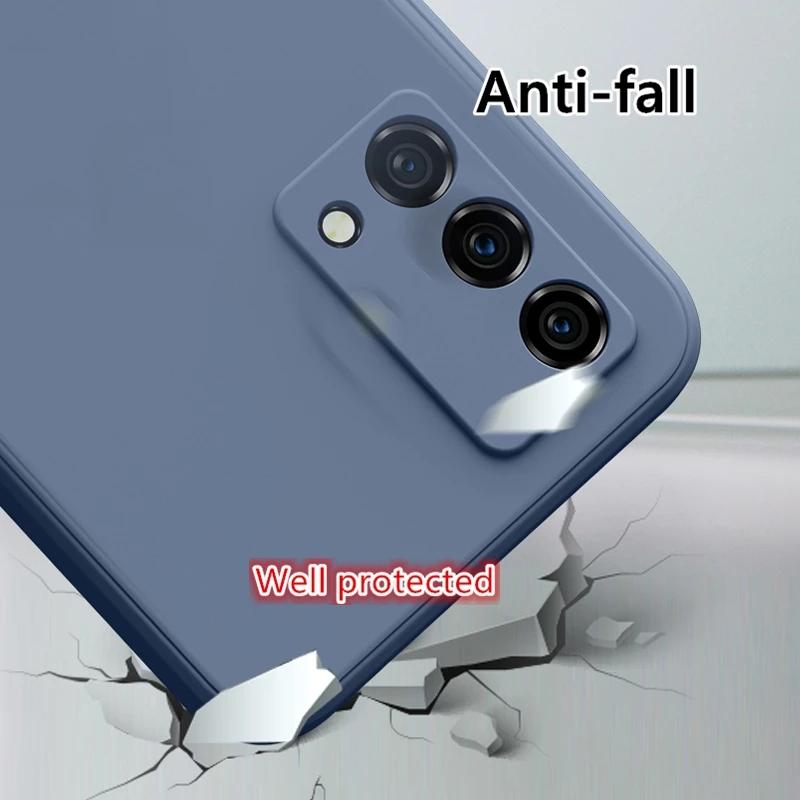 Custodia Originale in Silicone Liquido Morbido per OPPO Realme C25Y C21Y C11 9 8 7 6 Pro A74 A94 A53 A73 A52 A72 A92 A31 A96 4G 5G Cover Posteriore per Telefono
